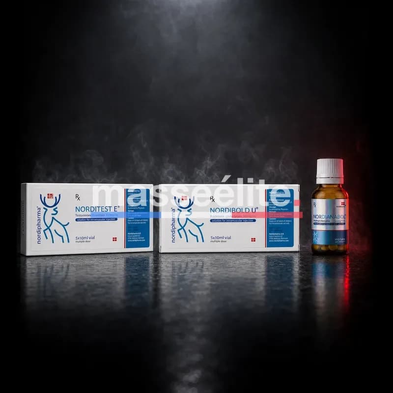 Nordi Mass Protocole – NordiTest E 300 + NordiBold U 300 + NordiAnabol 10mg