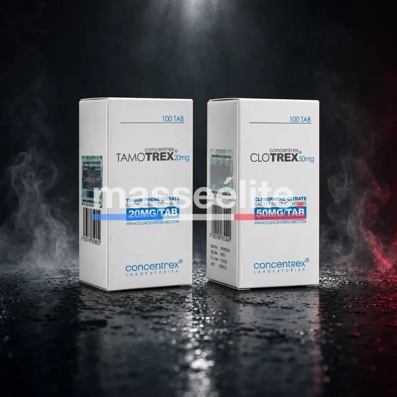 Concentrex PCT Protocole – TamoTrex 20mg + CloTrex 50mg