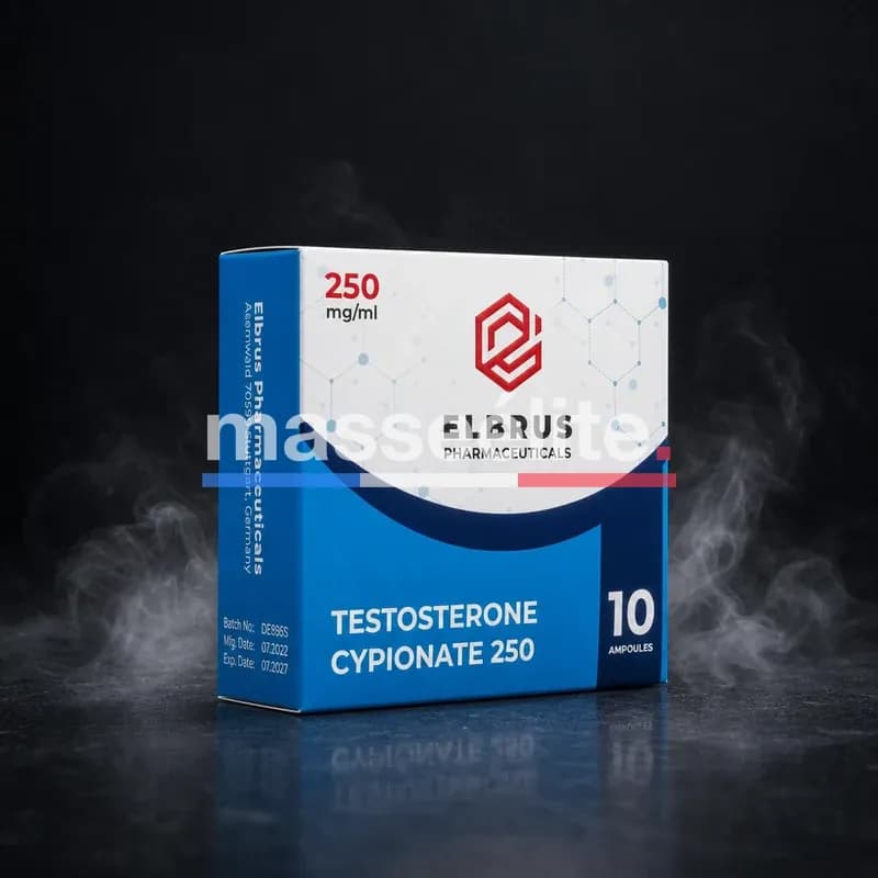 Testosterone Cypionate 250mg/ml 10x1ml Ampoules par Elbrus Pharmaceuticals