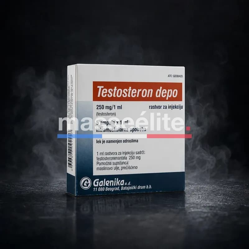 Testosteron Depo 250mg/ml 1x1ml Ampoules par Galenika
