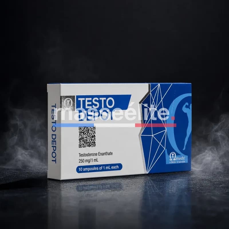 Testo Depot 250mg/ml 10x1ml Ampoules par Omega Meds