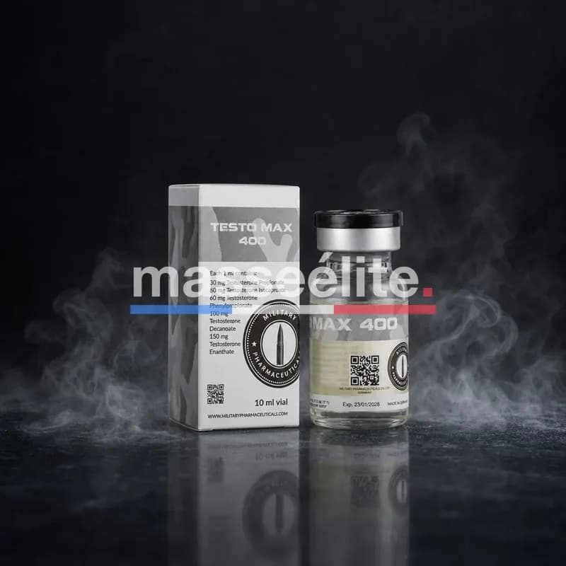 Testo Max 400 400mg/ml 10ml Vial par Military Pharma