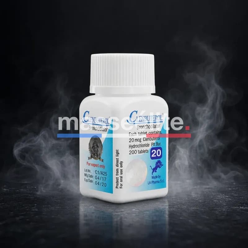 Clenbuterol 20mcg/tab 200 Comprimés par LA Pharma