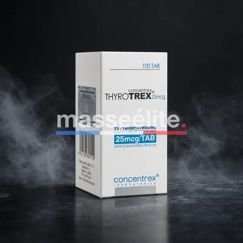 ThyroTrex 25mcg/tab 100 Comprimés par Concentrex Labs