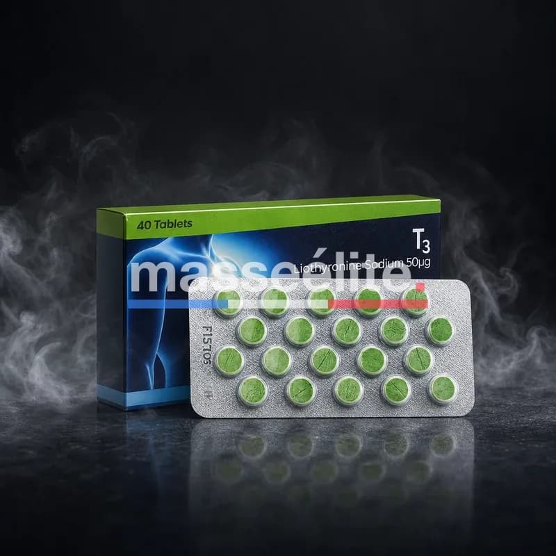 T3 50mcg/tab 40 Comprimés par Sterling Knight Pharmaceuticals