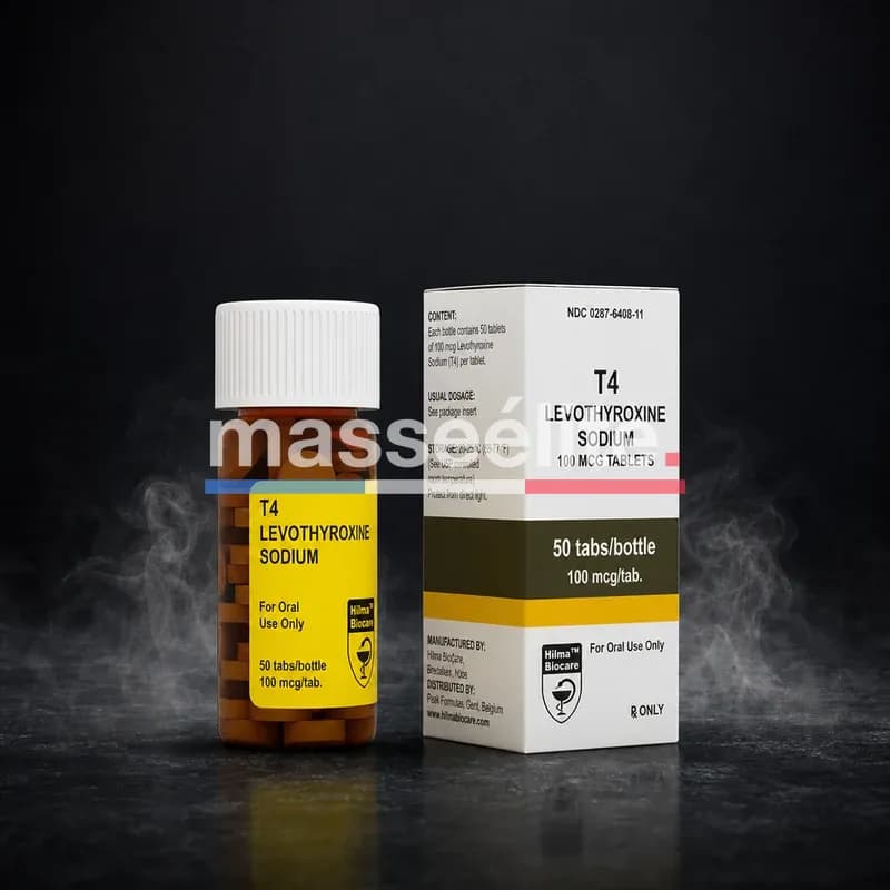 T4 - Levothyroxine Sodium 100mcg/tab 50 Comprimés par Hilma Biocare