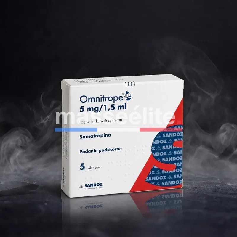 Omnitrope 75 IU 15iu/vial 5 Vials par Sandoz