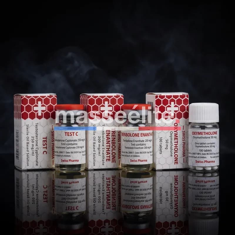 Strength Protocol Stack – Test-C 250 + Trenbolone Énanthate 200 + Oxyméthalone 50mg (Swiss Pharma)